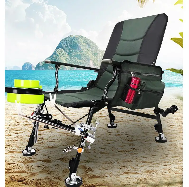 Рыболовное кресло многофункциональное складное анти раскачивание может лежать