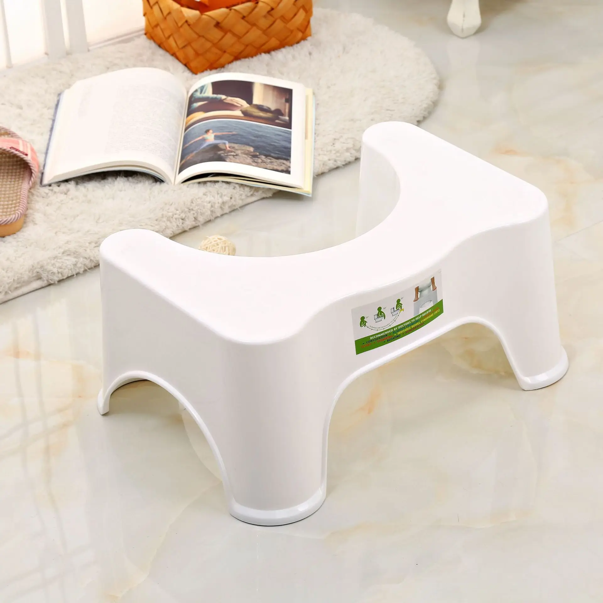 

Thick Toilet Plastic Footpad Chair Bathroom fang hua deng Children Potty Useful Product jiao ta deng Chamber Pot jiao ta deng
