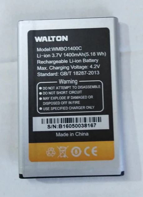 1400mAh 3,7 V батарея для WALTON WMBO1400C мобильная телефонная батарея Bateria Замена частей