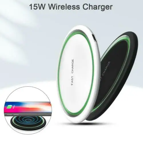Новое QI Беспроводное зарядное устройство для мобильного телефона Apple huawei 10 Вт