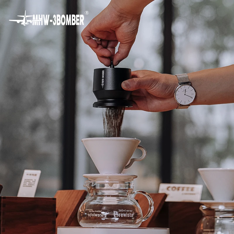 MHW 3BOMBER Coffee Blind Shaker 51-54/58mm Dosing Cup Espresso Portafilter Dosing Funnel Professional Home Barista Accessories