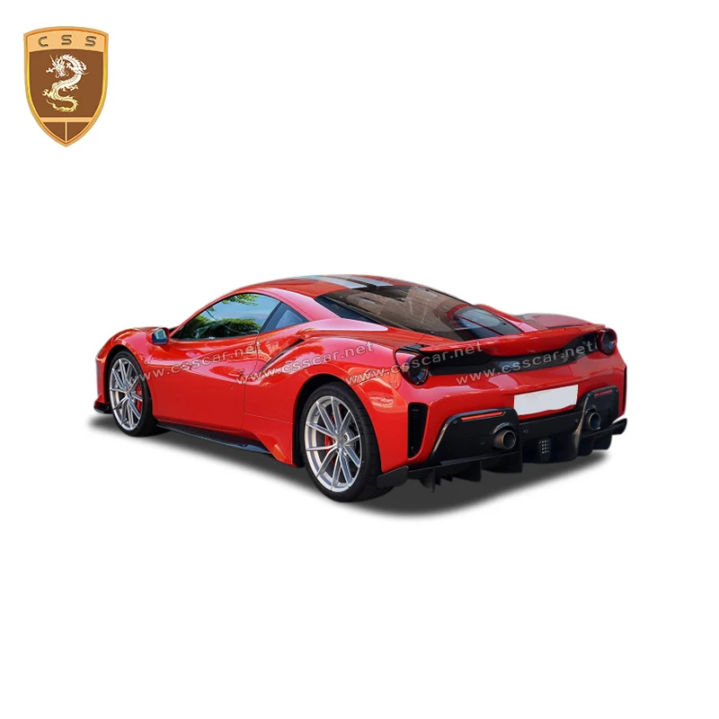 Боковые юбки CSSYL из настоящего углеродного волокна для Ferrari 488 боковые аксессуары