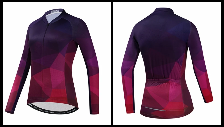 Autumn Women's Cycling Jersey Long Sleeve Mailloy Ciclismo Full Sleeve Bicycle Shirt Quick Dry Bike Jersey Tops Cycling Clothing