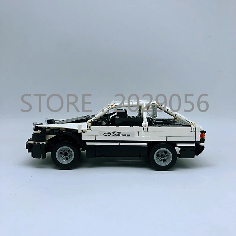 Technic создатель MOC RC автомобиль начальный D Тойота AE86 мультфильм мотор функция питания строительные блоки кирпичи DIY наборы игрушки подарок