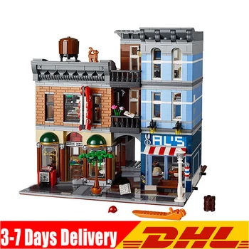

IN Stock DHL 2262pcs The Detective's Office Set Avengers Set Assemble Building Blocks Compatible 84011 15011 10197 Toys