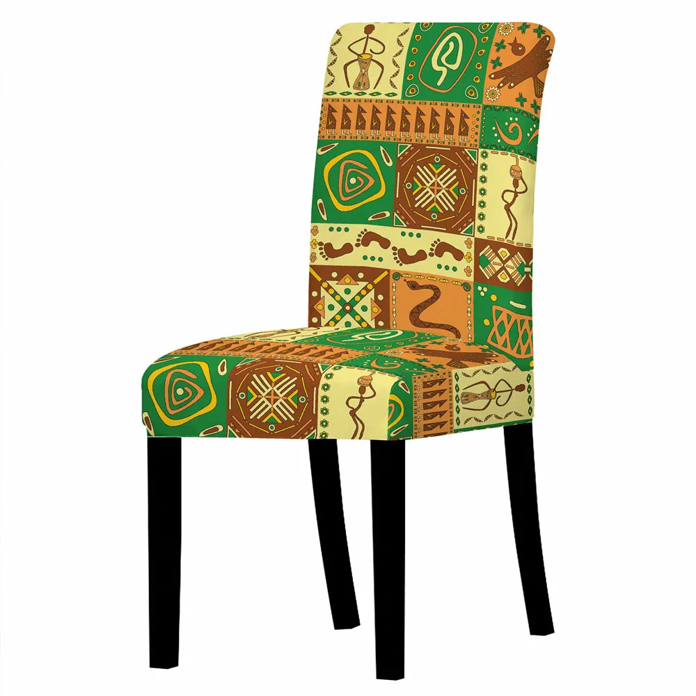 Чехол на стул с мультяшным рисунком в стиле ретро|Чехлы стулья| |