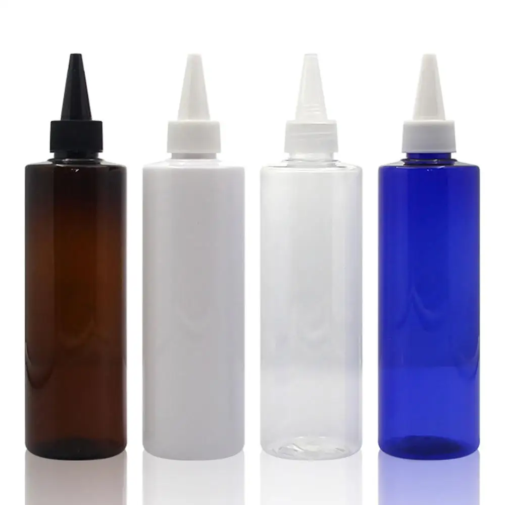 250ml 30pcs/lot Beautiful Liquid Needle Bottle Makeup Tools Empty Plastic Cosmetic Packaging Container Tip Dropper Bottle