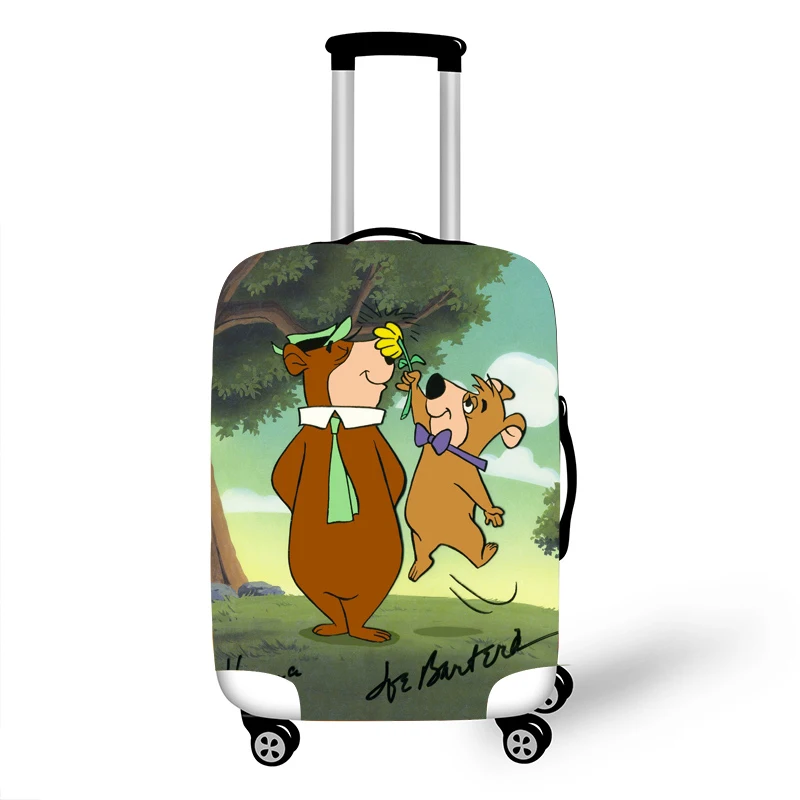 Luggage Protective Cover Case For Elastic 18-32 Inch Suitcase Protective Cover Cases Covers Travel Accessories kungfu Panda T123 - Color: P