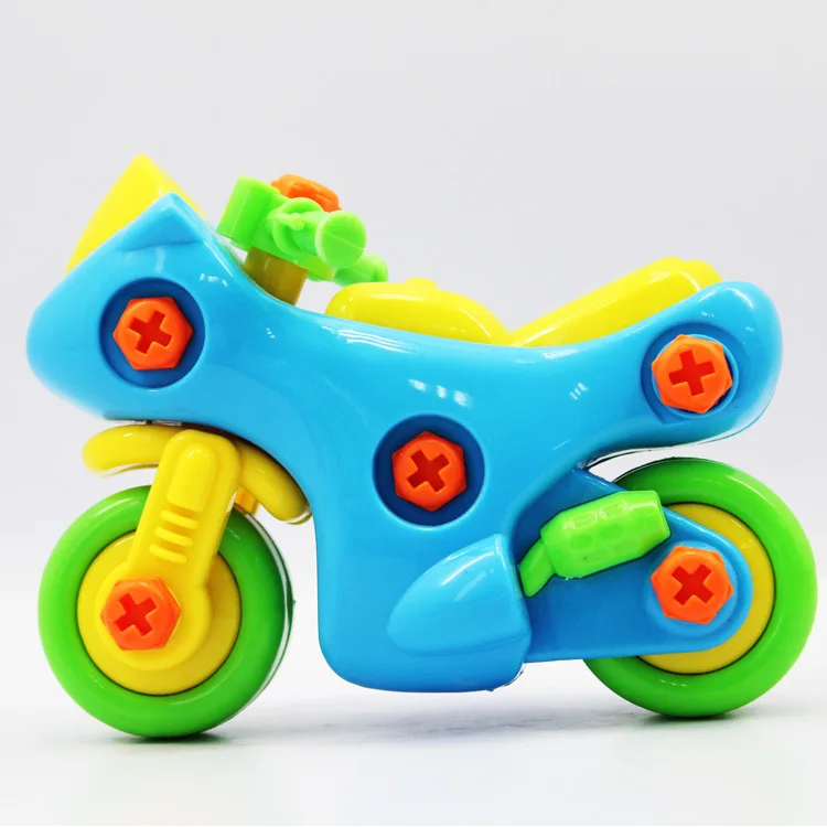 

Sell well Motorcycle New pattern Alpinia Vehicle Toys baby Disassembly and assembly