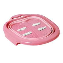 Уменьшающий бак для воды под давлением Противоскользящий большой домашний складывающийся таз массажный роликовый ножной банный повышенный дорожный подвешиваемый толстый портативный