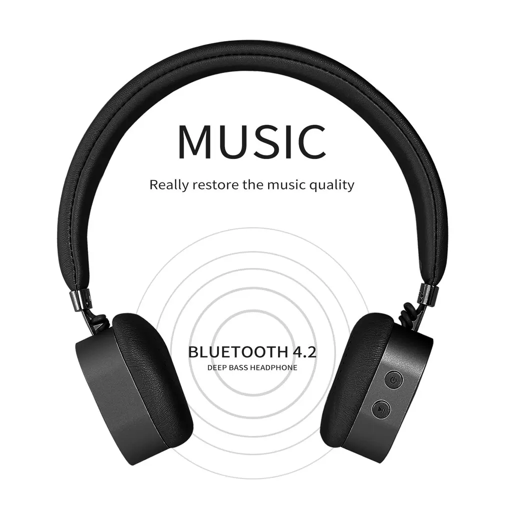 A1 Ergonomic Design 4 2 Wireless Embedded Omnidirectional Deep Bass Headphone Built in Battery High Performance