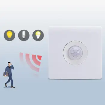 

2-Wire Infrared Ray Motion Sensor 3-5m Infrared Sensor Switch Body touch Switch Automatic Intelligent Light Control Switch