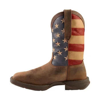 Kids' American Flag Cowboy Boots 10