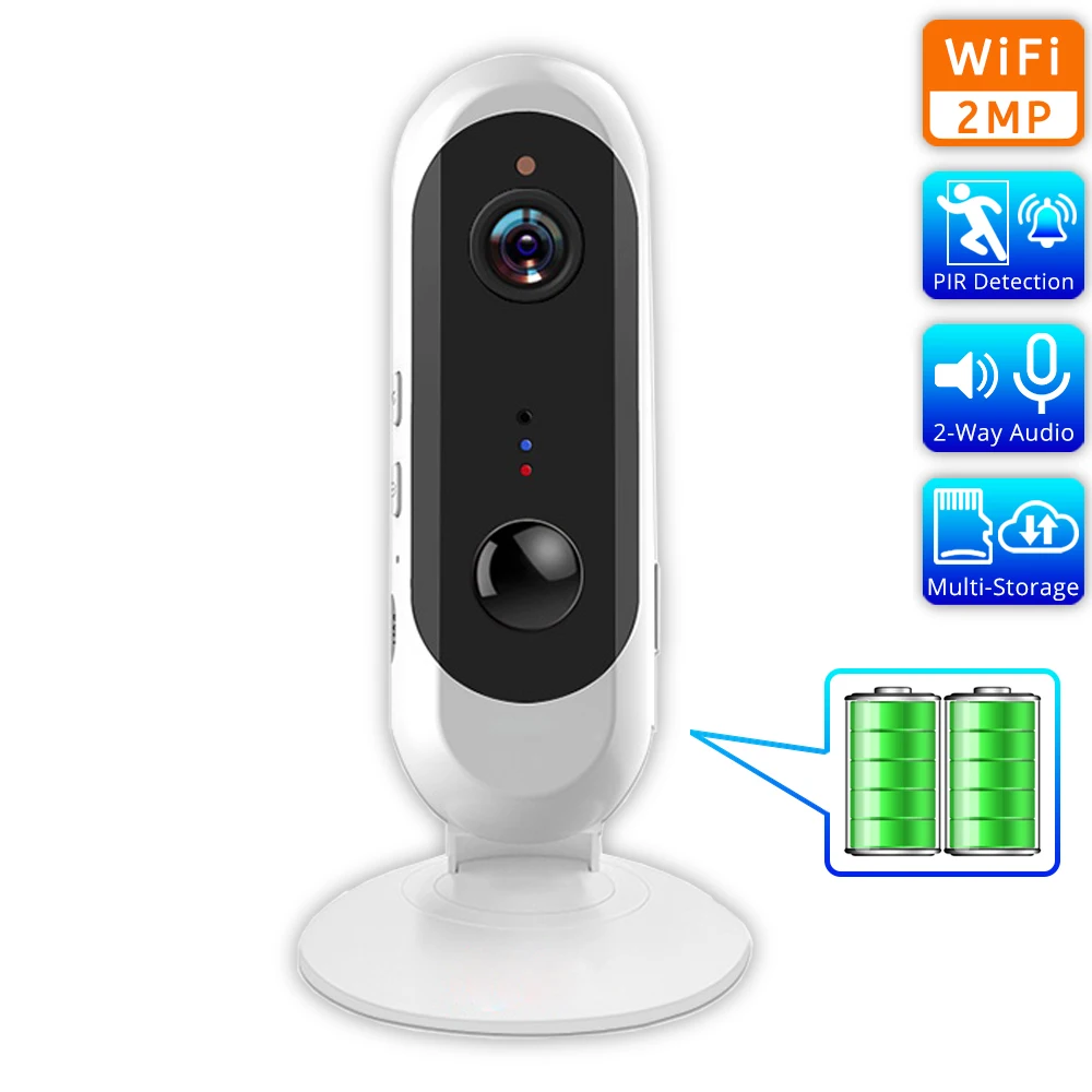 HD 1080P Батарея Wi-Fi Камера H.265 PIR человека обнаружения облако аудио Беспроводной