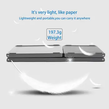 

Foldable Keyboard Pocket Size Portable with Touchpad Rechargable Li-ion Battery for iOS Android Windows PC Tablet
