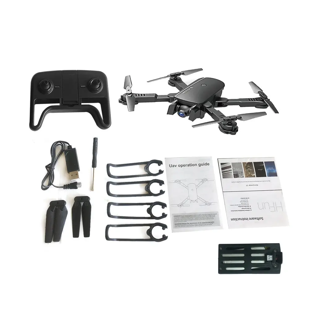 

Foldable RC Drone with 1080P Dual Camera FPV RC Helicopter Aircraft Headless Mode Optical Flow Remote Control Toys