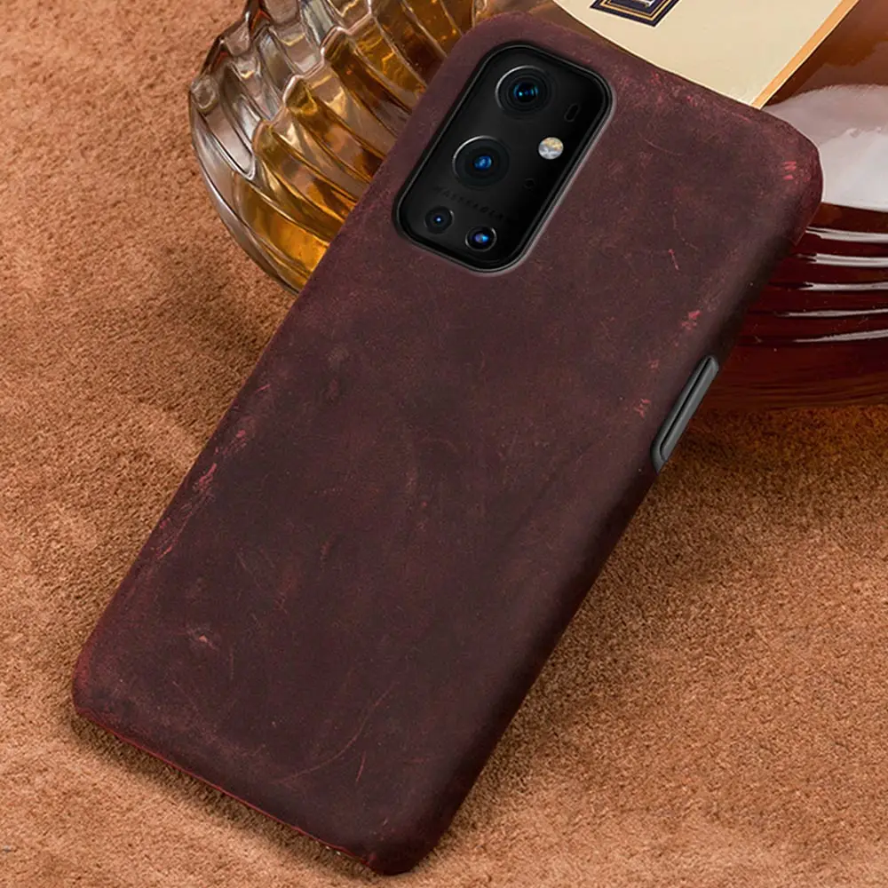 

Genuine PULL-UP Leather Phone Case For Oneplus 11 9 Pro 10T 9R 8 10 Pro 10R 11R Ace 2 9RT 7 Nord Retro Back Cover For One Plus 9