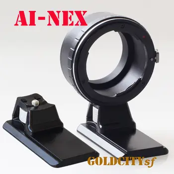 

D/F/S AI Lens To E mount nex Adapter ring with Tripod Stand for NEX-3/C3/5/5N/6/7 A7 A7r A5100 A7s A5000 A6500 camera