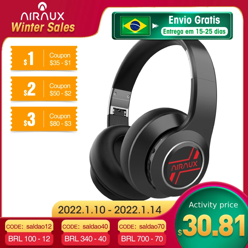   BlitzWolf AIRAUX AA-ER3 [Двойные динамические драйверы] bluetooth Беспроводной наушники тяжелый бас bluetooth гарнитуры спортивные Gamer bluetooth наушники без…