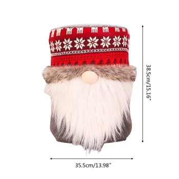

Christmas Water Bucket Dust Cover Dispenser Drinking Fountain Protector Swedish Gnome Tomte Decor