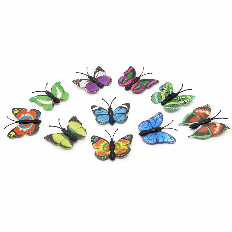 20 Pieces Artificial butterfly 4cm 6cm 7cm Home decoration accessories Headdress Wall Stickers Candy box Scrapbooking Background 20 Pieces Artificial butterfly 4cm 6cm 7cm Home decoration accessories Headdress Wall Stickers Candy box Scrapbooking Background