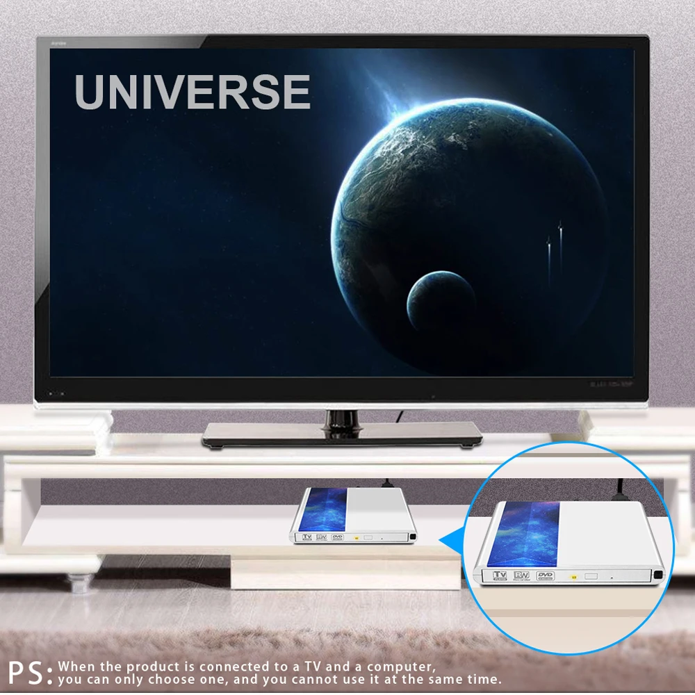 Interface de Controle tv com Usb 3.0 e tipo c Deepfox Externo Drive Suporte Conexão Remoto Dvd - Imagem 4