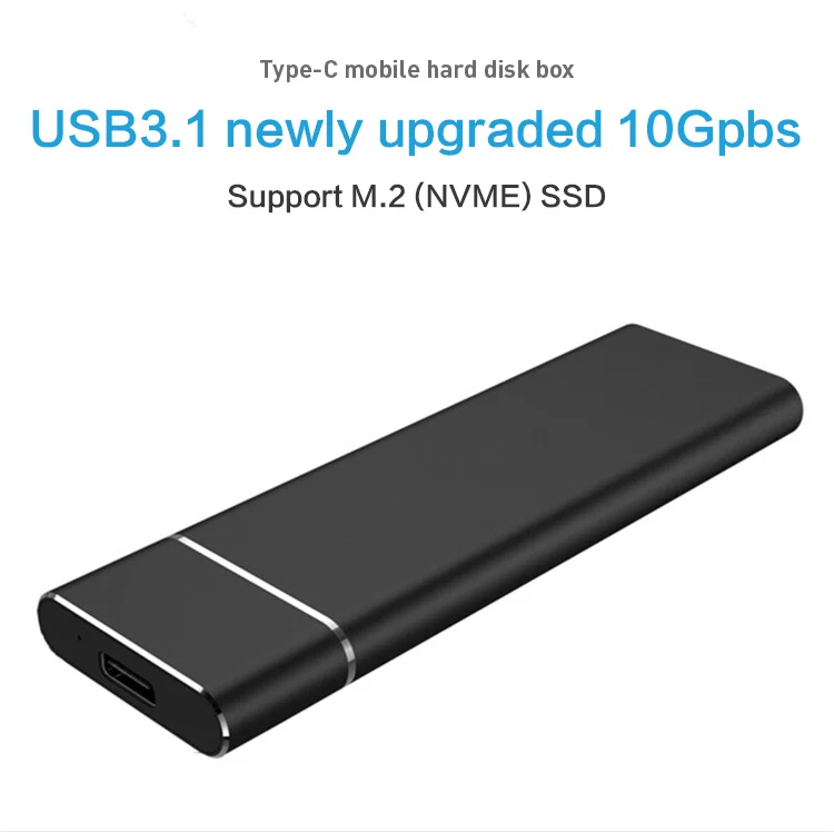 box external hdd 3.5 UTHAI T42 USB3.1 To M.2 NVME SSD Enclosure For Nvme M-Key to Type-C Adapter HDD Case of M.2 NGFF Sata3 Hard Drive Box Aluminum hard disk case