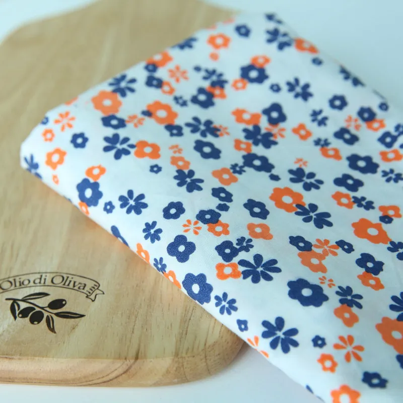 

Japanese single-export cotton cloth child clothes cloth cloth daily list select broken flower group.