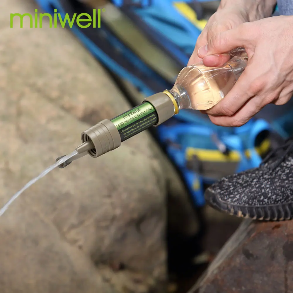Miniwell L630 военный персональный фильтр для воды комплект выживания снаряжение