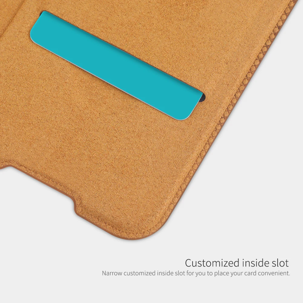 Caes для Xiaomi Redmi Note 8 Note8 Pro Nillkin Qin серия из искусственной кожи флип-чехол для Xiaomi Redmi Note 8 чехол