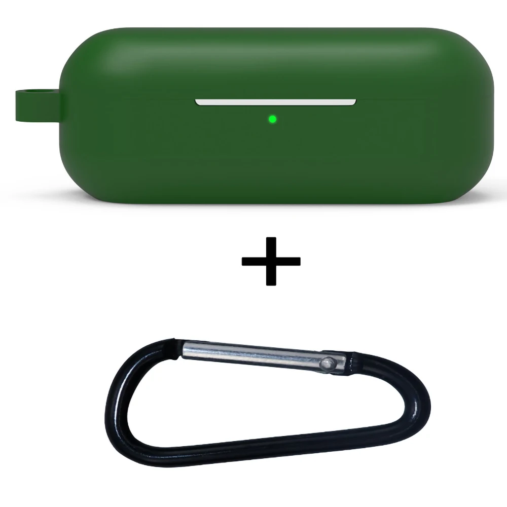 Чехол для наушников s для huawei FreeBuds Lite чехол в китайском стиле мягкий силиконовый Противоскользящий защитный чехол - Цвет: Зеленый