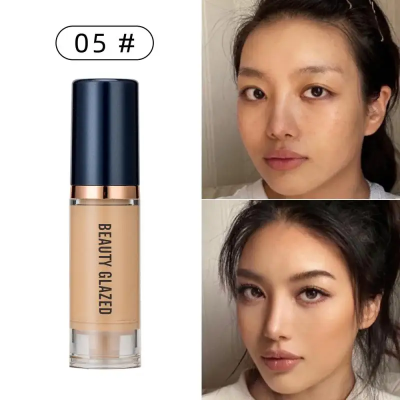 Beauty Glazed Liquid Foundation Soft Concealer Primer Base ContourPalette Waterproof Long Lasting Moisturizing Makeup TSLM1