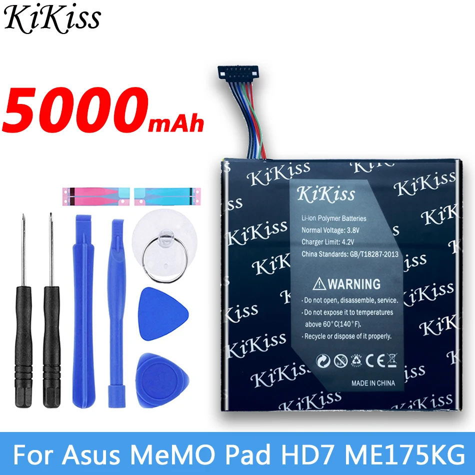 Сменный аккумулятор для планшета Asus MeMO Pad HD 7 ME175KG Dual SIM HD7 ME175 Li Ion полимерный C11P1311 5000