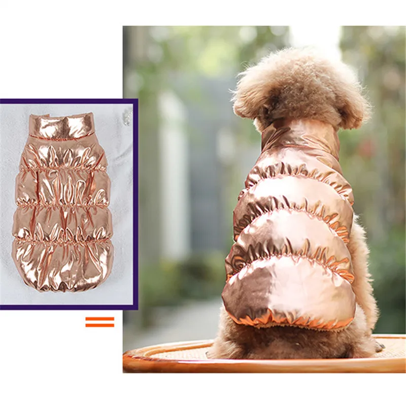 Домашнее животное зимнее пальто куртка водонепроницаемая одежда для собак наряд кошка щенок одежда костюм для маленькой собачки комбинезон без рукавов Одежда для домашних животных дропшиппинг