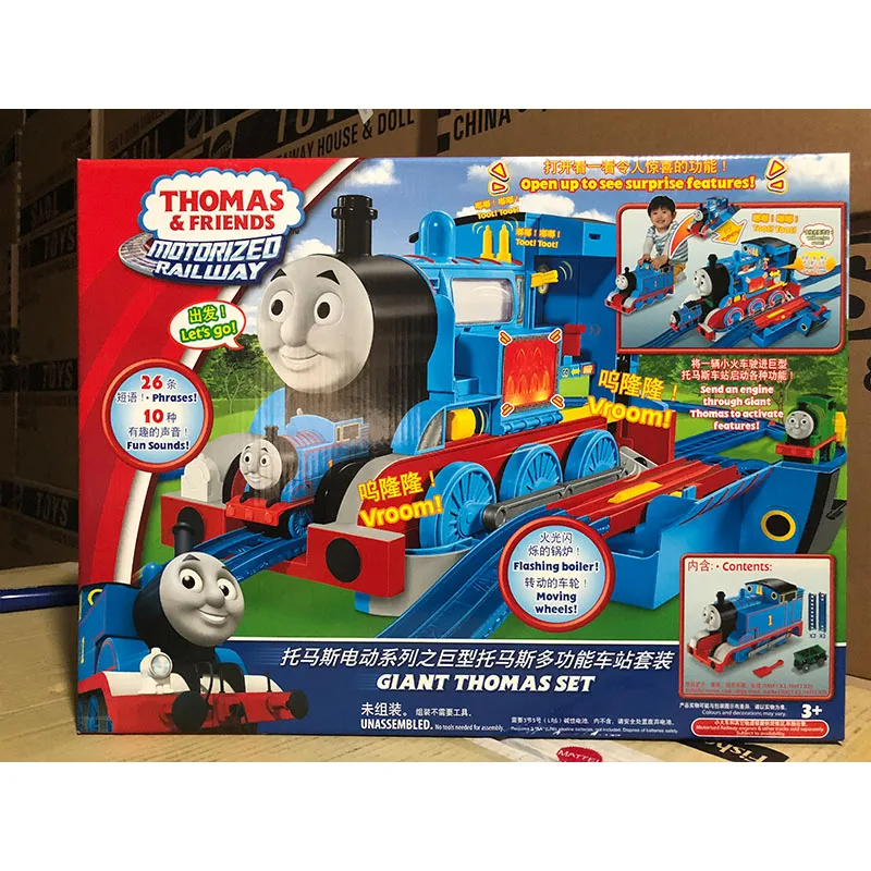 Trem elétricos Thomas e amigos rastreiam o modelo de brinquedo de trem para  crianças - Escorrega o Preço