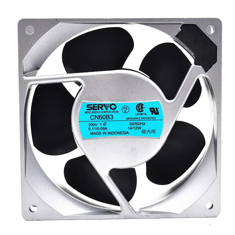 

new CN60B3 200V 14 / 12W 120 * 120 * 38 High-end equipment fan 1 year warranty socket type