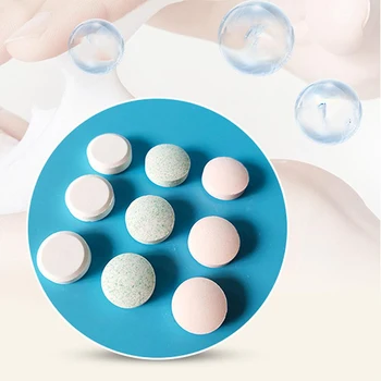 

2 Bags Water Melt Effervescent Tablet Hand Sanitizer With Rich Foam Aloe Fragrance Washing For Skin Cleaning Disinfect Toiletry