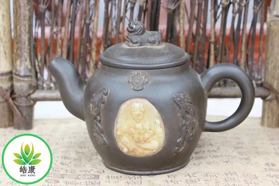 Китайская чайная посуда Исинский чайник Почтенный лев