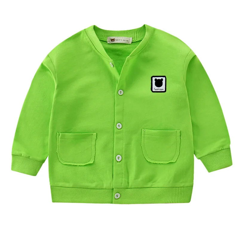 Baby Thin Outwear Toddler Kids Green Jacket Children Cotton Coat Winter
