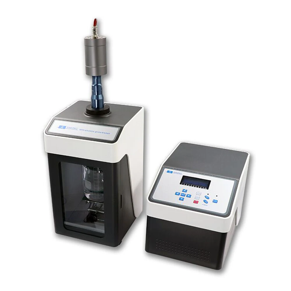 

Newest model CE ISO Ultrasonic Homogenizer Sonicator Processor Cell Disruptor Mixer 1200W 20KHZ 50ml-2000ml