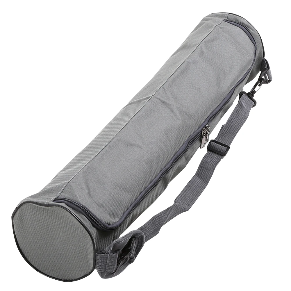 

Sports Canvas Waterproof Single Shoulder Portable Yoga Pad Bag Dance Mat Travel Fitness Gym Zipper Closure Large Capacity