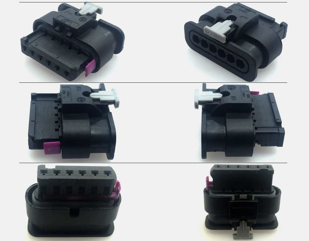 2 комплекта 6 Pin/way tyco Водонепроницаемый Автомобильный датчик разъем 4F0973706 для новых Opel/Mercedes-Benz/smart 4F0 973 706