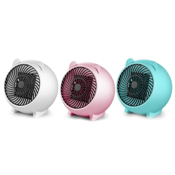 

AD-500W Electric Ceramic Space Heater Portable Fast Heating Hot Fan for Office Home EU Plug