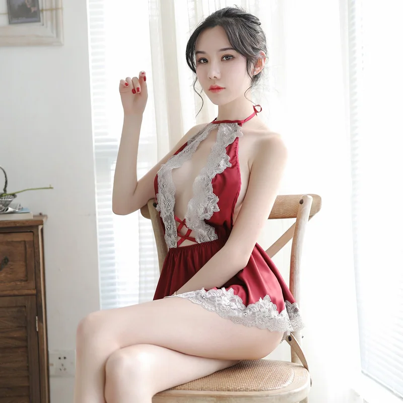 Женские ночные рубашки летние модные пижамы сексуальные Лоскутные атласные