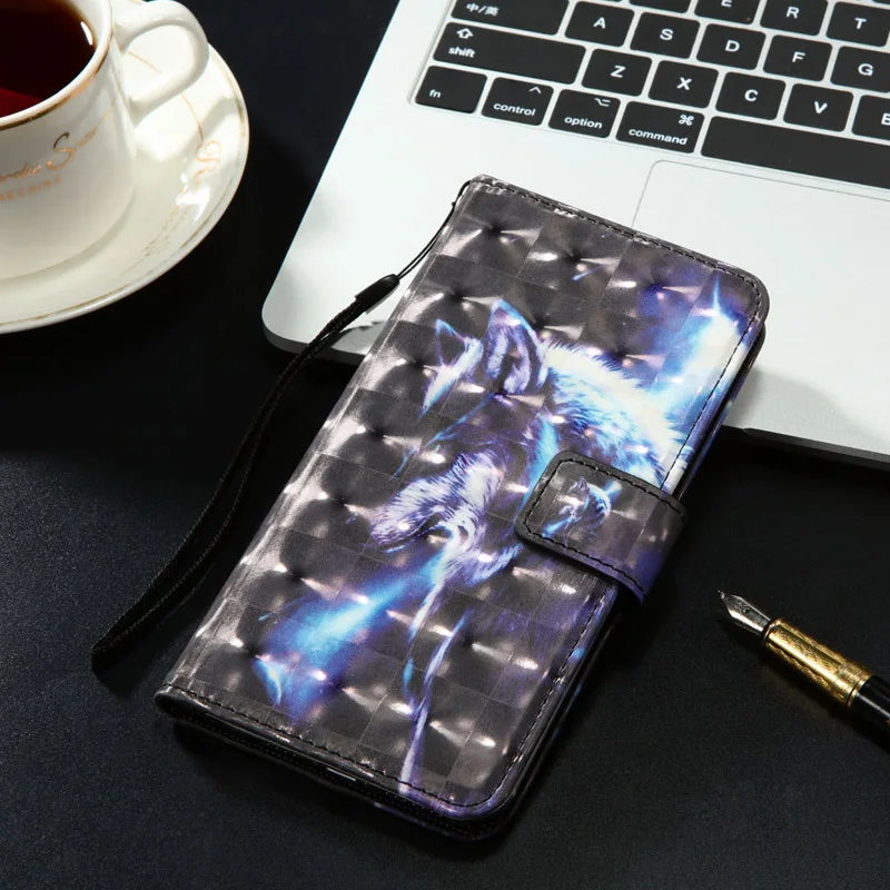 1 Чехол-бумажник из искусственной кожи с 3d-рисунком для Leagoo Z15, откидной Магнитный чехол с отделением для карт, чехол для телефона s - Цвет: 1