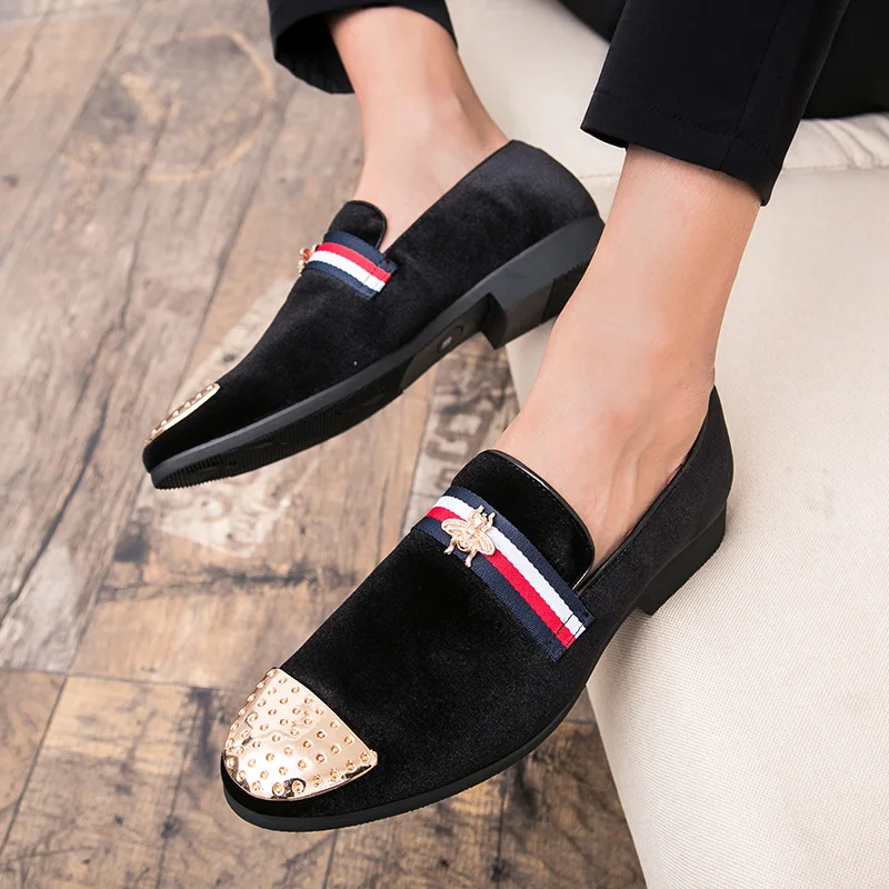 

Big Size Men Shoes Rivets Men Loafers Comfortable Casual Shoes Men Luxury Fashion Wedding Party Shoes Men Flats Chaussure Homme