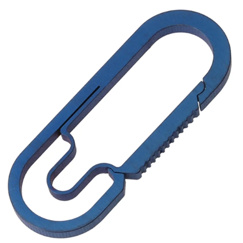 

Edc Outdoor Camping Carabiner Titanium Alloy Keychain Hanging Buckle Snap Hooks