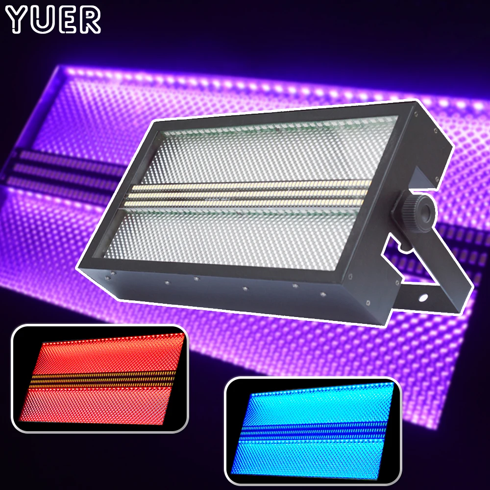 Сценический эффект светодиодный супер яркий стробоскоп RGB 3 в 1 Светодиодная