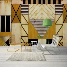 Milofi пользовательские 3D геометрические абстрактные линии Графический фон обои росписи