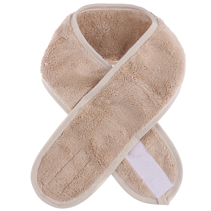 Beige 1 шт. обертка для волос шапочка для душа растягивающееся полотенце ткань для очистки аксессуары для волос регулируемая повязка для волос для лица макияж головная повязка полотенце - Цвет: Beige